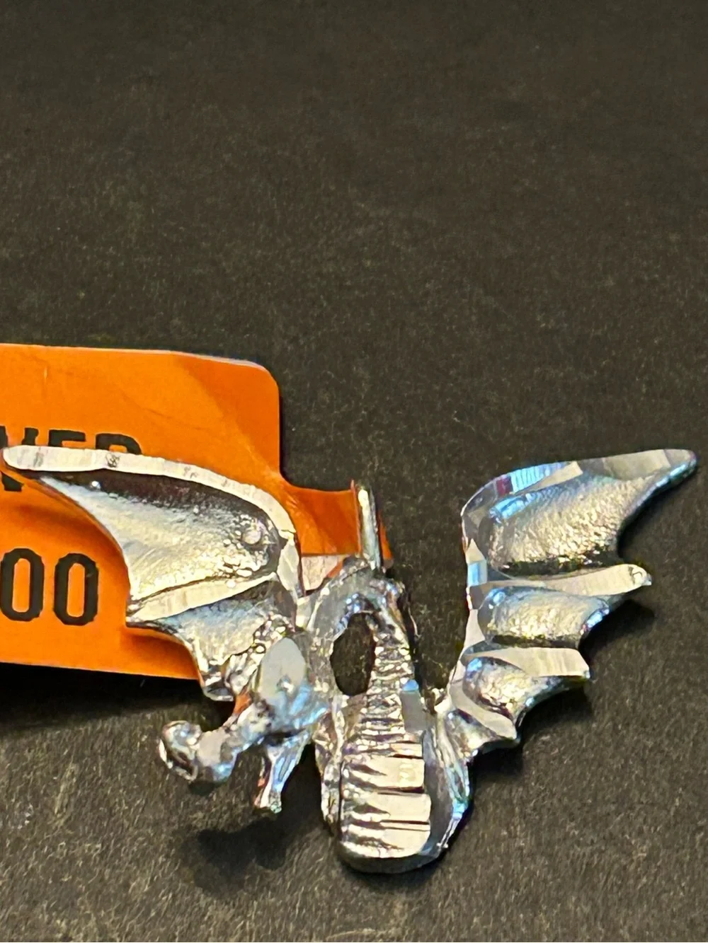 Solid 925 Sterling Silver Dragon 🐉 Pendant with Small Size Bale NWT